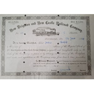 1878. NEW BIGHTON AND NEW CASTLE RAILROAD COMPANY.