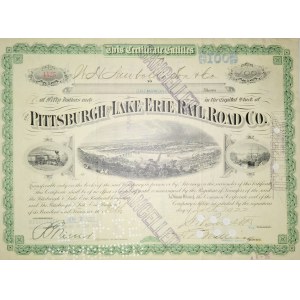 1922. PITTSBURGH AND LAKE ERIE RAIL ROAD COMPANY. $5,000.
