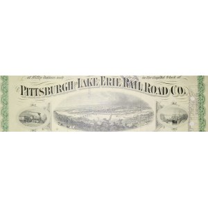 1922. PITTSBURGH AND LAKE ERIE RAIL ROAD COMPANY. $5,000.
