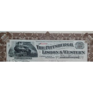 1906. PITTSBURGH, LISBON AND WESTERN RAILROAD COMPANY.