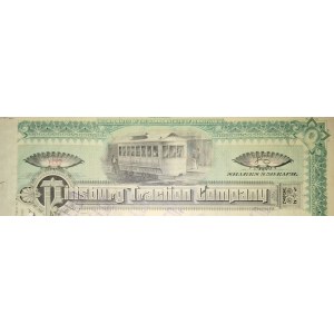 1884. PITTSBURGH TRACTION COMPANY. 4 000 USD.