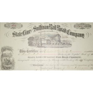 1943. STATE LINE AND SULLIVAN RAILROAD COMPANY $10,000.