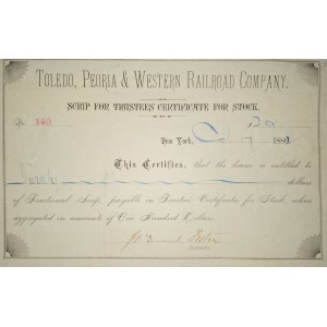 1882. TOLEDO, PEORIA AND WESTERN RAILROAD COMPANY.