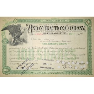 1932. UNION TRACTION COMPANY OF PHILADELPHIA. $5,000.