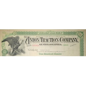 1932. UNION TRACTION COMPANY OF PHILADELPHIA. $5,000.