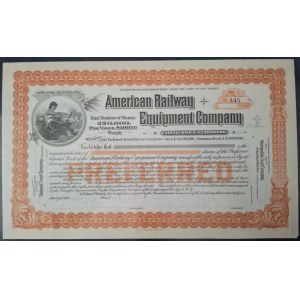 CA 1900. AMERICAN RAILWAY EQUIPMENT COMPANY.