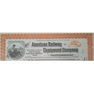 CA 1900. AMERICAN RAILWAY EQUIPMENT COMPANY.