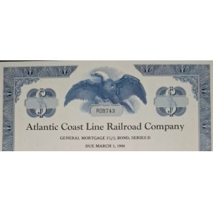 CA 1980. ATLANTIC COAST LINE RAILROAD COMPANY.