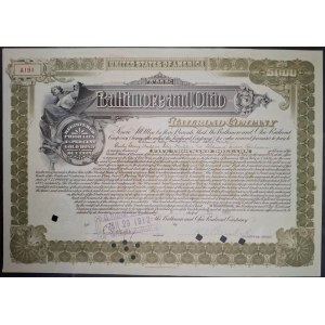1905. BALTIMORE AND OHIO RAILROAD COMPANY. 5 000 USD.