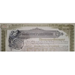 1905. BALTIMORE AND OHIO RAILROAD COMPANY. 5 000 USD.