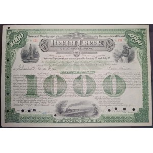 1925. BEECH CREEK RAILROAD COMPANY. $1,000.