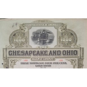 1905. CHESAPEAKE AND OHIO RAILWAY COMPANY. $1,000.