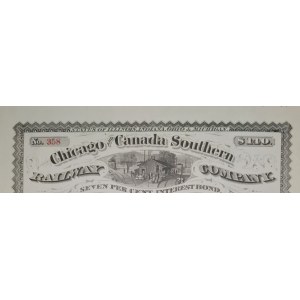 1873. CHICAGO AND CANADA SOUTHERN RAILWAY COMPANY. $140.