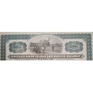 1907. CHICAGO ROCK ISLAND AND PACIFIC RAILWAY COMPANY. $1,000.