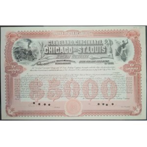 1890. CLEVELAND, CINCINNATI, CHICAGO AND ST. LOUIS RAILWAY COMPANY. $5,000.