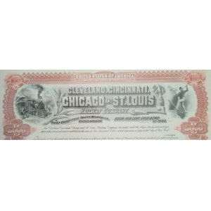 1890. CLEVELAND, CINCINNATI, CHICAGO AND ST. LOUIS RAILWAY COMPANY. $5,000.