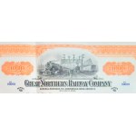 CA. 1900. GREAT NORTHERN RAILWAY COMPANY. SPECIMEN NO. 0000. RARE!