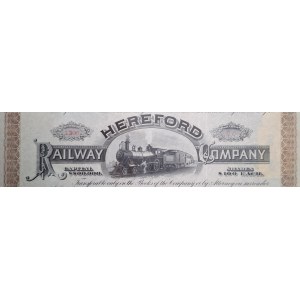 1924. HEREFORD RAILWAY COMPANY. 2000 USD.