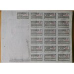 1909. NATIONAL RAILWAYS OF MEXICO. 400 USD IN GOLD. COUPONS. UNPAID.