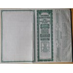 1907. NATIONAL RAILWAYS OF MEXICO. 100 USD IN GOLD. 100 COUPONS. 8 PAGES. UNPAID.