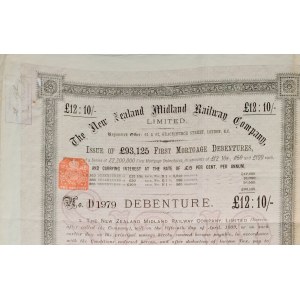 1895. NEW ZEALAND MIDLAND RAILWAY LIMITED.