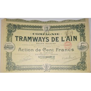1906. TRAMS IN THE AIN DEPARTMENT—LYON.