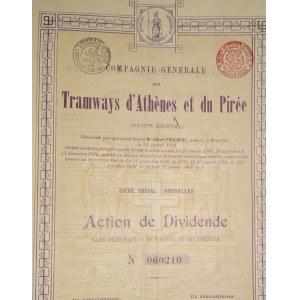 1907. TRAMS IN ATHENS AND PIRAEUS.