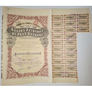 1911. ELECTRIC TRAMS AND RAILROADS OF THE BASQUE COUNTRY. 2 SHARES.