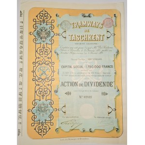 1897. TRAMWAJE MIASTA TASZKIENT. UZBEKISTAN.