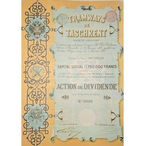 1897. TRAMWAJE MIASTA TASZKIENT. UZBEKISTAN.