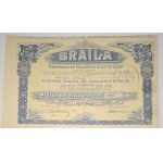 1929. TRAMWAJE I OŚWIETLENIE ELEKTRYCZNE BRAILA - RUMUNIA. 2 AKCJE.