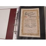 LARGE GILDED BOOKBINDING ALBUM + 10 DIVIDERS.