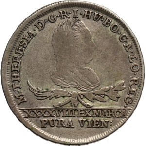 Księstwo Oświęcimsko-Zatorskie, Maria Teresa, 30 krajcarów 1777 IC FA, Wiedeń
