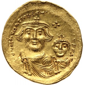 Byzantine Empire, Heraclius 610-641, Solidus, Constantinople