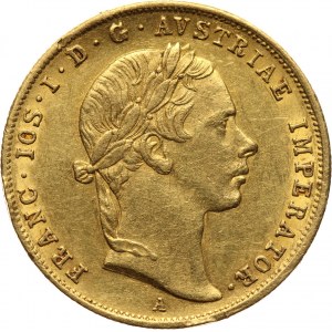 Austria, Franz Joseph I, Ducat 1854 A, Vienna