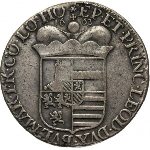 Belgia, Liege - biskupstwo, Maksymilian Henryk Bawarski, patagon 1663, Liege