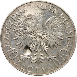 II RP, 10 złotych 1933, Warszawa, Jan III Sobieski, PRÓBA