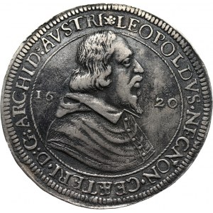 Austria, arcyksiążę Leopold V, talar 1620, Hall