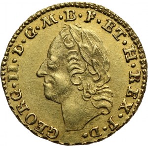 Germany, Brunswick-Lüneburg-Celle, Georg II, 1/2 Goldgulden (Taler) 1750, Hannover