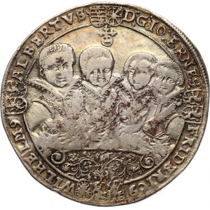 Germany, Saxony-Weimar, Johann Ernst and his 7 brothers, Taler 1615 WA, Saalfeld