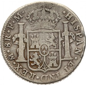 Mexico, Charles IV, 8 Reales 1793 Mo-FM, Mexico City