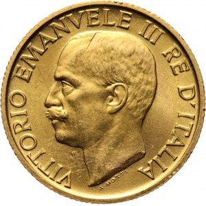 Włochy, Wiktor Emanuel III, 20 lirów 1923 R, Rzym