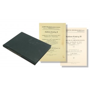 Albert Riechmann, Halle (Saale), dwa katalogi aukcyjne, Auktions Katalog II, Auktions Katalog III, 17 października 1911- 6 grudnia 1911