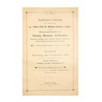 Joseph Hamburger, trzy katalogi aukcyjne w zbiorczej oprawie, 7 listopada 1907, 2 marca 1908, 13 października 1908