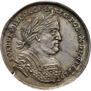 Jan III Sobieski, żeton koronacyjny z 1676 roku