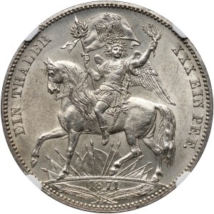Germany, Saxony, Johann V, Taler 1871 B, Dresden