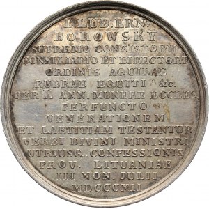 XIX wiek, medal z 1812 roku, Ludwig Ernest Borowski (1740-1831)