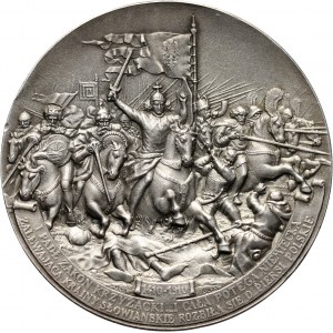 Medal z 1910 roku, Władyslaw Jagiełło, 500. rocznica Bitwy pod Grunwaldem, autorstwa Ignacego Wróblewskiego