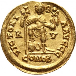 Roman Empire, Valentinian III 425-455, solidus, Ravenna