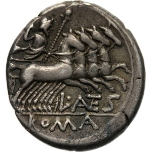 Roman Republic, L. Antestius Gragulus, Denar 136 BC, Rome